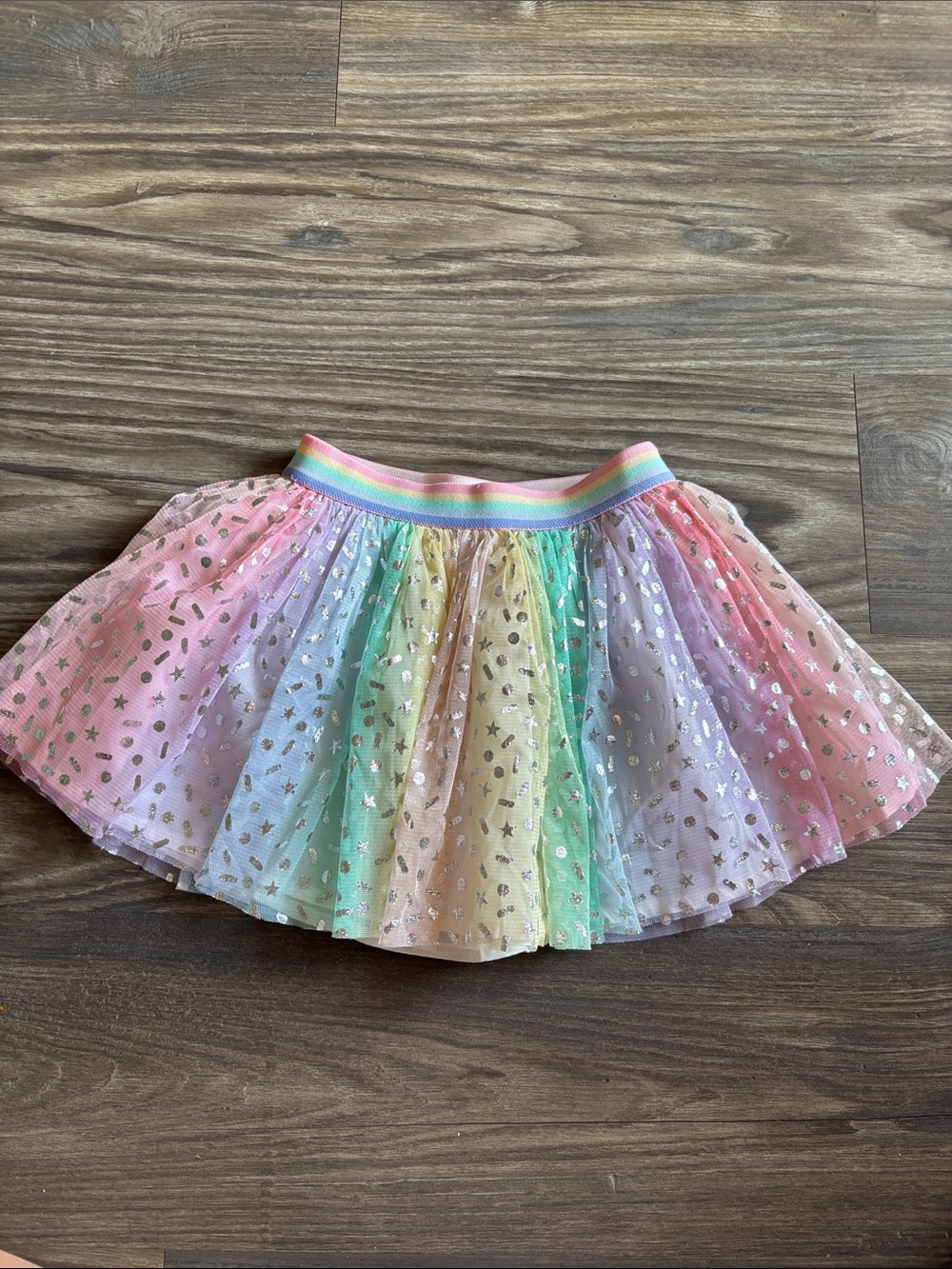 Old Navy Girl toddler Rainbow Tulle Skirt- size 18-24M